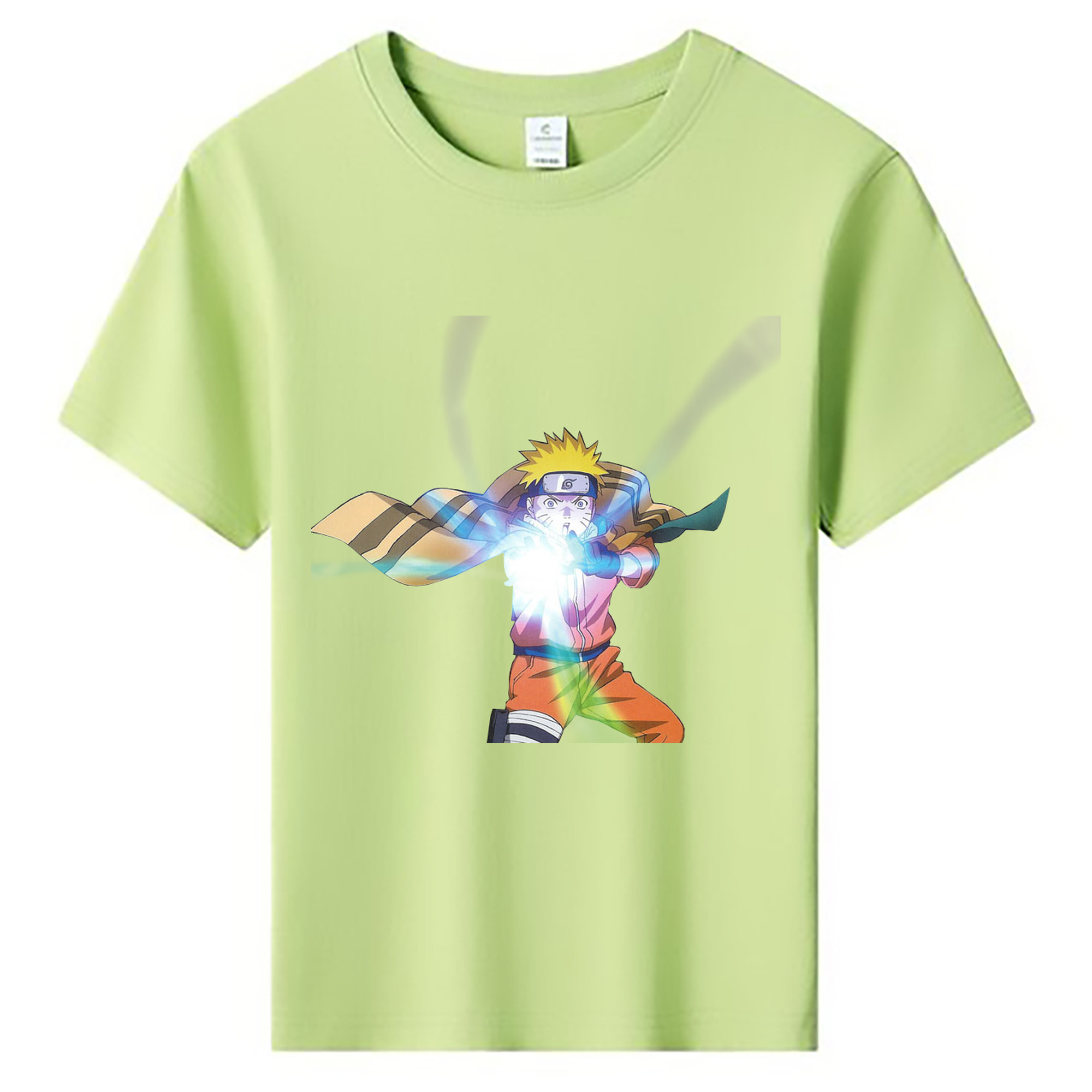 （画像用） NARUTO -ナルト- うずまき ナルト Uzumaki Naruto 綿100％キッズTシャツ（フロントプリント）